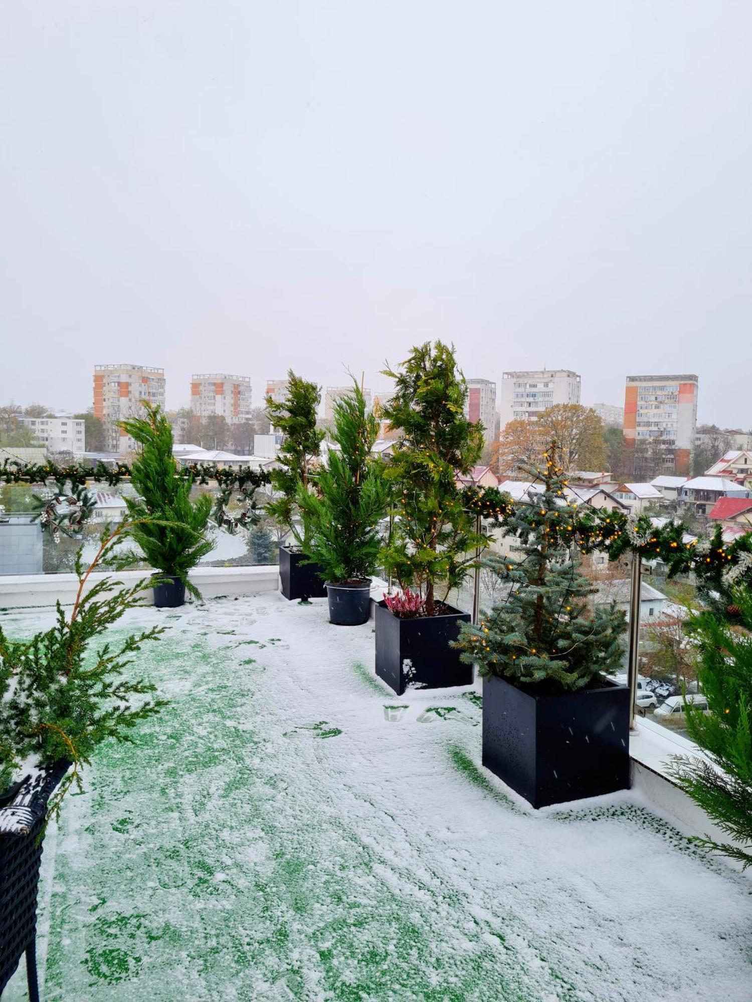 Apartmán Penthouse Aeroport Iasi Exteriér fotografie