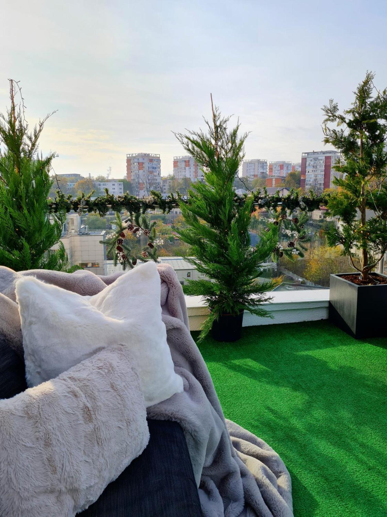 Apartmán Penthouse Aeroport Iasi Exteriér fotografie