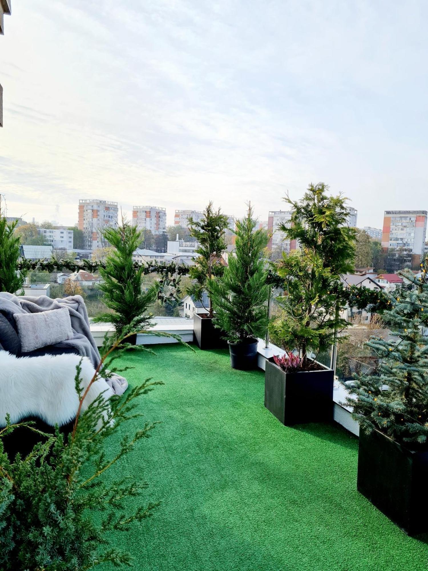 Apartmán Penthouse Aeroport Iasi Exteriér fotografie